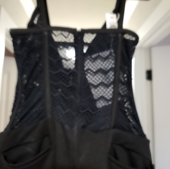 Patbo Corset Crepe Black Jumpsuit - Picture 9 of 15